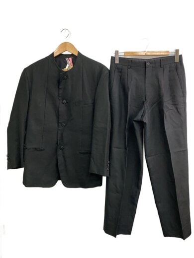 商品画像：セットアップ/--/リネン/BLK/無地 1