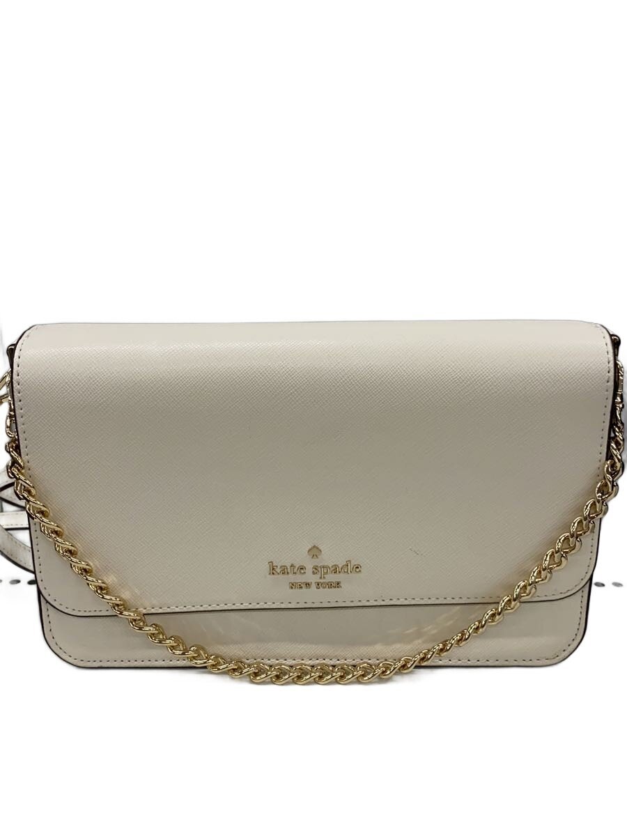 kate spade new york / ショルダーバッグ/レザー/WHT/KC430