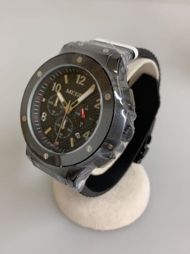 商品画像：MEGIR/クォーツ腕時計/アナログ/BLK/BLK// 2