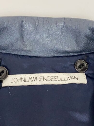 商品画像：レザージャケット・ブルゾン/36/牛革/NVY/無地 3