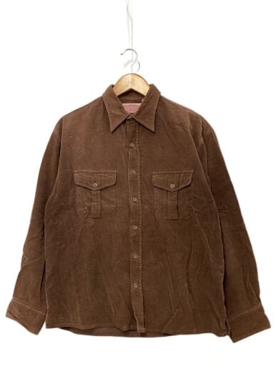 商品画像：長袖シャツ/M/コットン/BRW 1