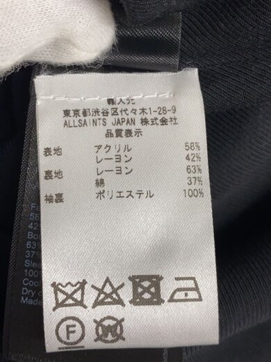 商品画像：ジャケット/M/アクリル/BLK/無地// 4