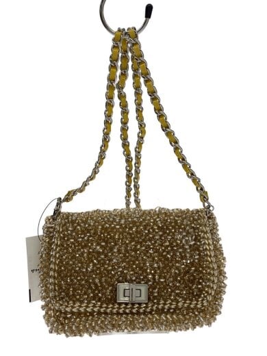 商品画像：ルッケット＿ショルダーバッグ＿ワイヤーバッグ/GLD 1