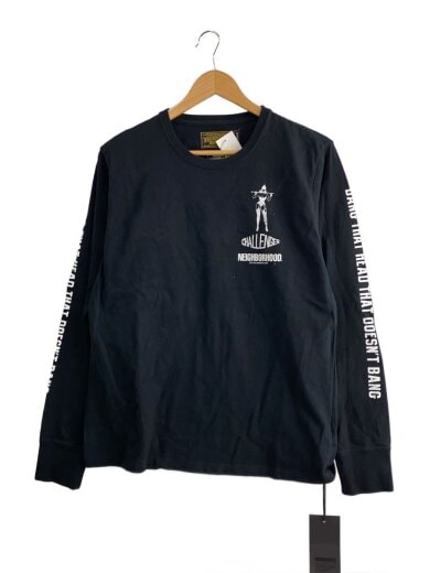 商品画像：長袖Tシャツ/M/コットン/BLK 1