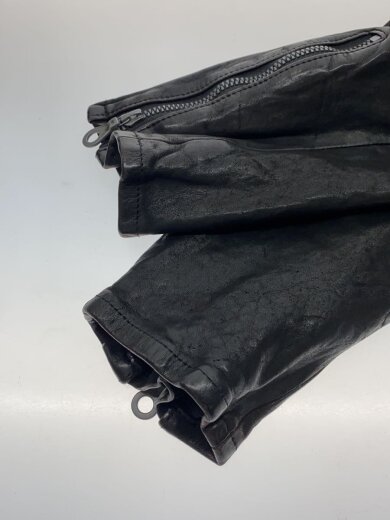 商品画像：全体的に傷有/×GULLUM/シングルライダースジャケット/L/牛革/BLK/1254-01 5