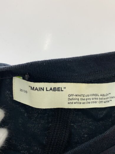 商品画像：Tシャツ/M/コットン/BLK/OMAA038E19185003/首元色褪せ有 3