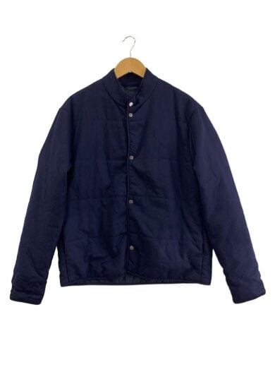 商品画像：長袖ブラウス/L/ウール/NVY/286P-L89// 1