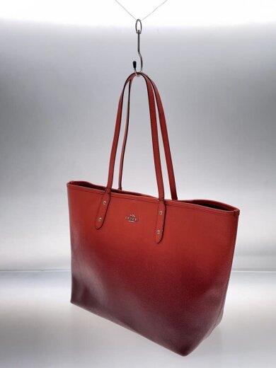商品画像：トートバッグ/レザー/RED/F22560// 2