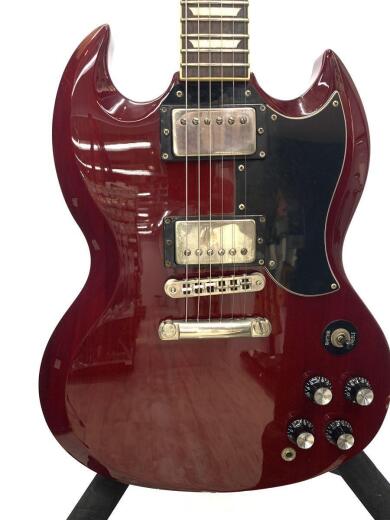 画像：BURNYSUPER GRADE エレキギター/SGタイプ/赤系/HH5