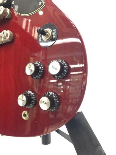 画像：BURNYSUPER GRADE エレキギター/SGタイプ/赤系/HH7