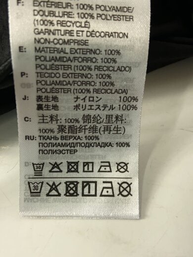 商品画像：ナイロンジャケット/L/ポリエステル/BLK/無地/JD5999 5