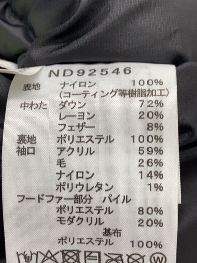 商品画像：Mountain Down Coat/ダウンジャケット/L/ナイロン/BLK/無地/ND92546 4