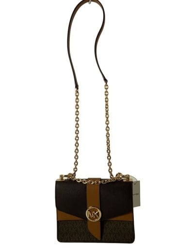 画像：MICHAEL KORSショルダーバッグ/レザー/BRW1