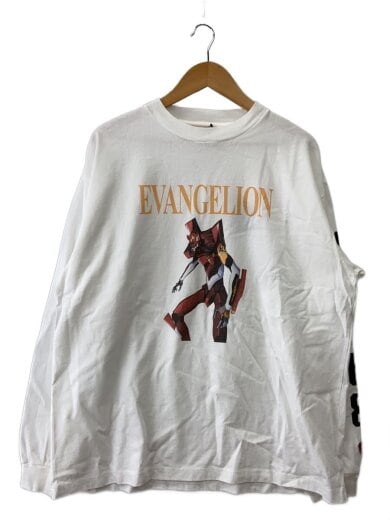 商品画像：長袖Tシャツ/L/コットン/WHT/プリント/EU-HR1-0000-C31 1