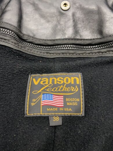 商品画像：シングルライダースジャケット/38/レザー/BLK 3