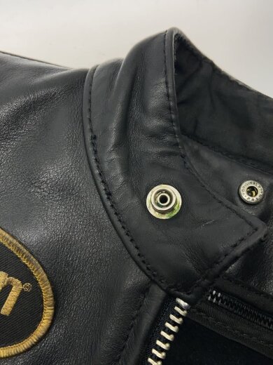 商品画像：シングルライダースジャケット/38/レザー/BLK 5