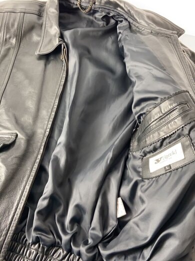 商品画像：igrek/レザージャケット・ブルゾン/L/牛革/BLK/無地 6