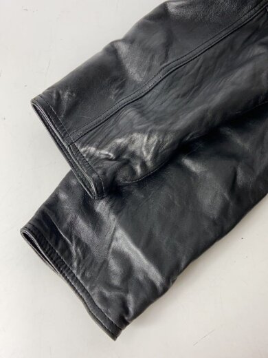 商品画像：コート/M/レザー/BLK/無地 5