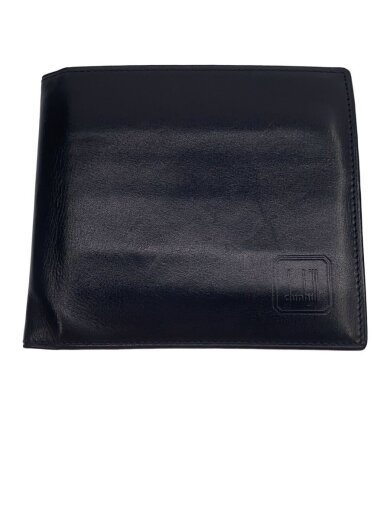 商品画像：2つ折り財布/レザー/BLK/無地/メンズ// 1