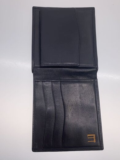 商品画像：2つ折り財布/レザー/BLK/無地/メンズ// 4