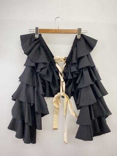 商品画像：ブラウス/FREE/ポリエステル/BLK/無地/0222031002// 2