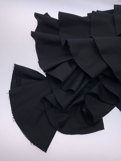 商品画像：ブラウス/FREE/ポリエステル/BLK/無地/0222031002// 5