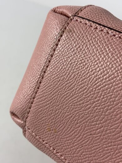 商品画像：ショルダーバッグ/レザー/PNK/無地/M1722-F57847/2WAY 9