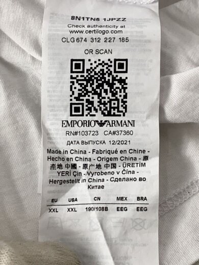 商品画像：Tシャツ/XXL/コットン/WHT/総柄/8n1tn51jpzz 4