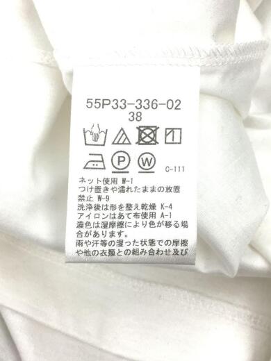 画像：BLUE LABEL CRESTBRIDGEカットソー/38/--/WHT/無地/55P33-336-024