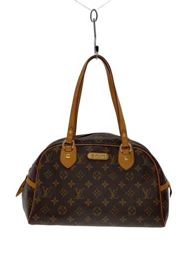 商品画像：モントルグイユPM_モノグラム・キャンバス/PVC/BRW 1