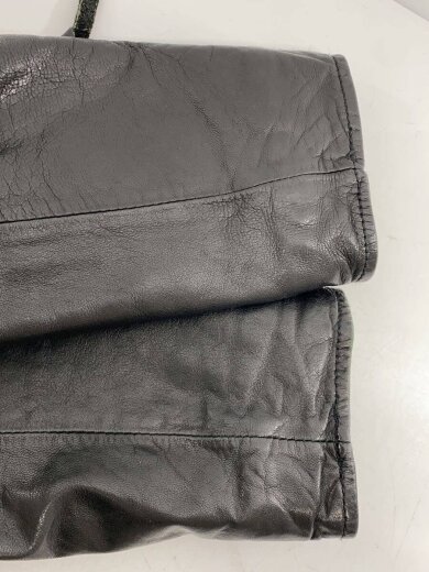 商品画像：レザージャケット・ブルゾン/M/羊革/BLK/無地 6