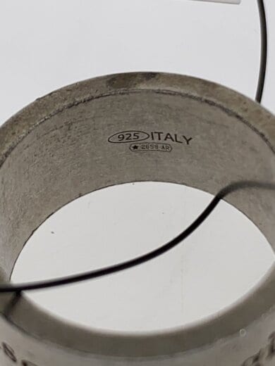 商品画像：リング/SV925/18号/SLV/メンズ 3