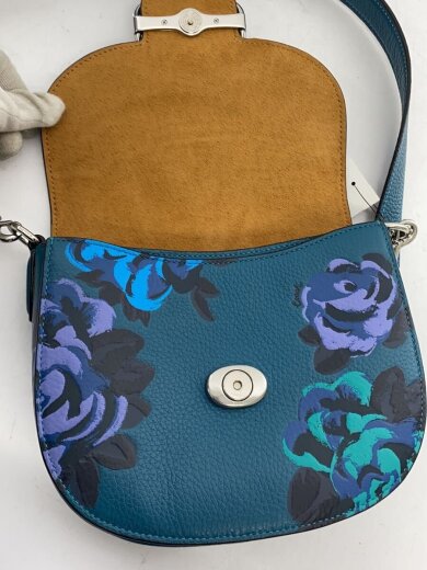 商品画像：モーガンサドルバッグ・ジャンボ フローラル/ショルダーバッグ/レザー/GRN/花柄/CE575 6