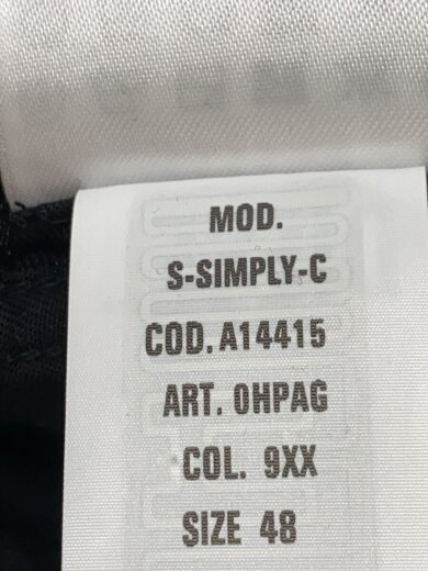 商品画像：長袖シャツ/48/レーヨン/BLK/無地/S-SIMPLY-C 4