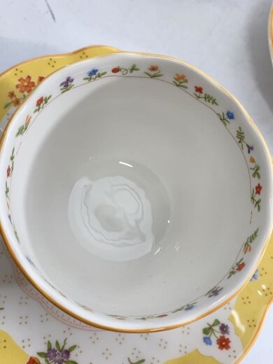 商品画像：カップ&ソーサー/6点セット/WHT/Y7613/9438 9