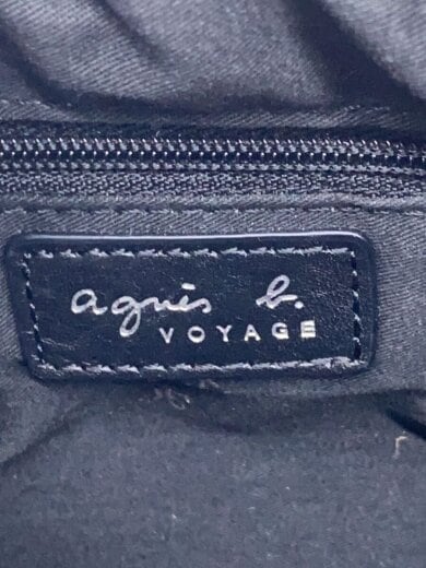 画像：agnes b VOYAGEボストンバッグ/レザー/BLK/無地5