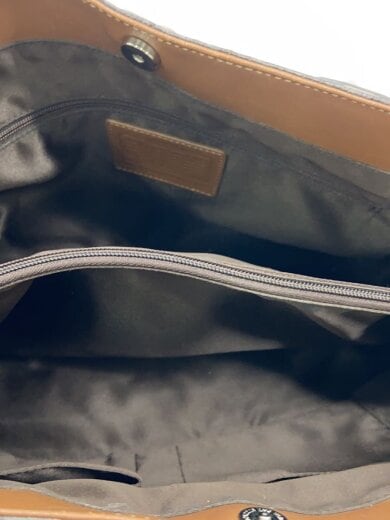 商品画像：トートバッグ_ペネロピ_シグネチャー_ブラウンレザー/キャンバス/BRW/総柄 6