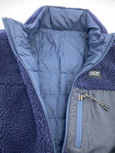 商品画像：ジャケット/M/ポリエステル/NVY/無地/taion-wr102mb-long 4