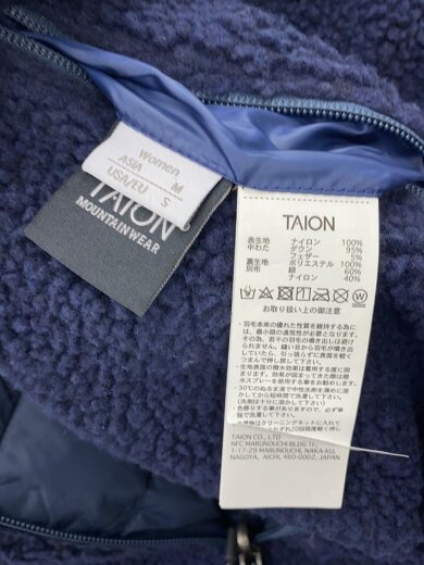 商品画像：ジャケット/M/ポリエステル/NVY/無地/taion-wr102mb-long 5