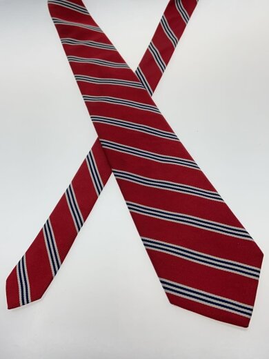 商品画像：ネクタイ/シルク/RED/総柄/メンズ 2