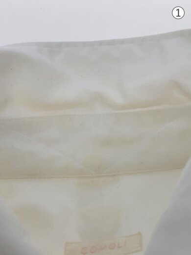 商品画像：長袖シャツ/--/コットン/WHT/無地// 7