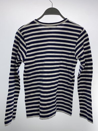 商品画像：長袖カットソー/M/コットン/BLU/ボーダー 2