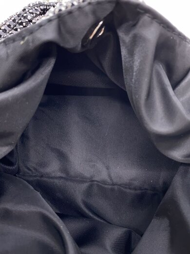 商品画像：ストーンメッシュバッグ/ショルダーバッグ/ポリエステル/BLK 5