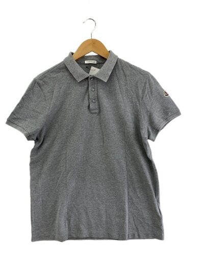 商品画像：ポロシャツ/L/コットン/GRY/無地// 1
