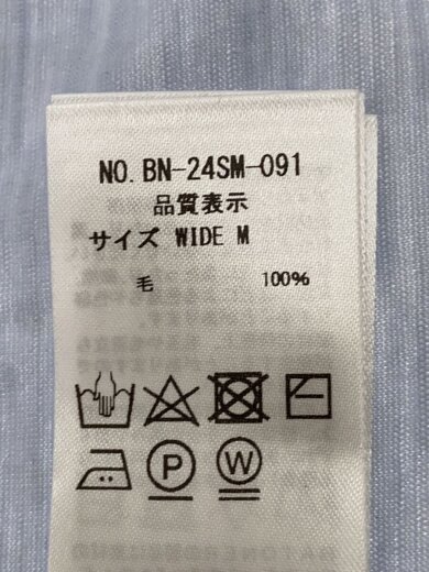 商品画像：Tシャツ/M/ウール/BLU/無地/BN-24SM-091// 4