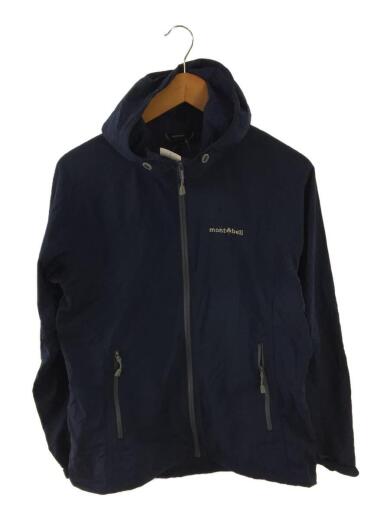 O.D.パーカ/L/ナイロン/BLU