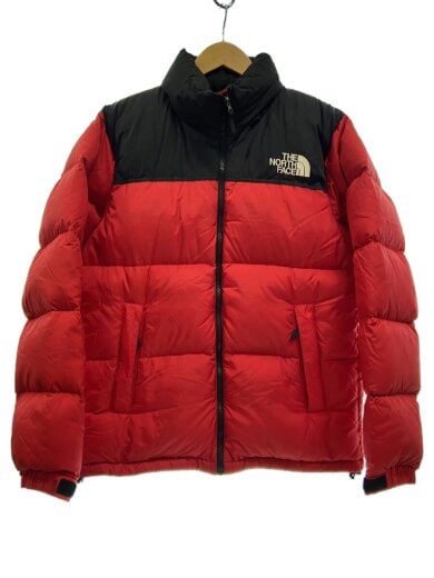 商品画像：NUPTSE DOWN JKT_ヌプシダウンジャケット/L/ナイロン/RED/無地/赤 1