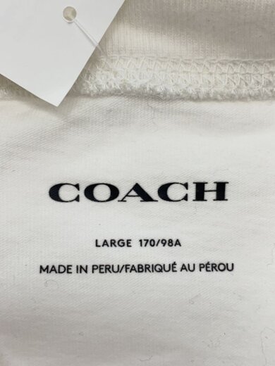 商品画像：Tシャツ/L/コットン/WHT/プリント/C8775 3