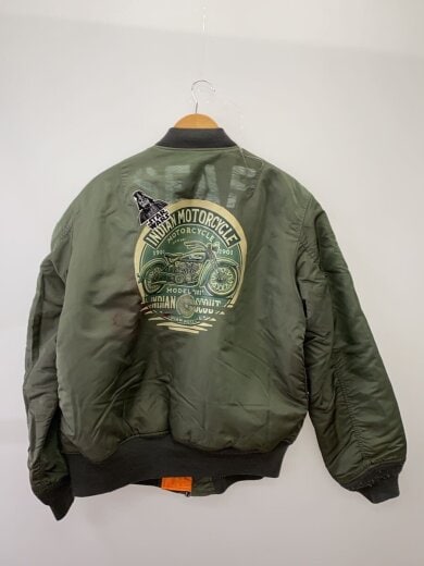 商品画像：フライトジャケット/L/ナイロン/KHK/20001-076// 2