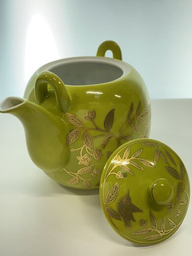 商品画像：萌葱金彩/茶器/湯呑・急須/6点セット/GRN/ 4